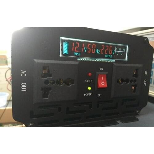 High Quality 1500W Modified Wave Power Inverter DC24V TO AC110V 60HZ UPS with battery Charging function