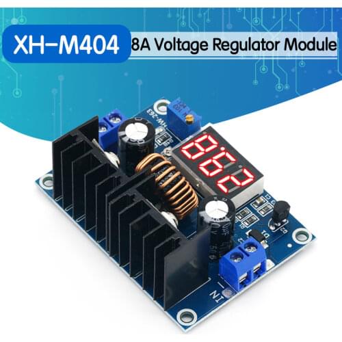 1PCS MH-ET LIVE LED Voltmeter PWM Adjustable 4-36V To 1.25-36V Step-Down Board Module XL4016 8A 200W DC-DC Power drop Module