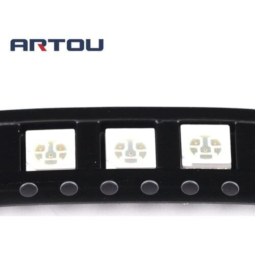 200PCS 5050 RGB LED SMD Ultra Bright Light Diode Lamp PLCC-6