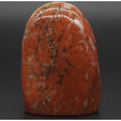 231g Natural Bamboo Agate Crystal Palm Stone Materials Specimen Rock Home Decor