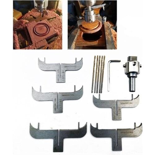 5 Sizes Wood Ring Milling Cutter Buddha Beads Rings Pagoda Knife Woodworking Ball Knife Drill Bit Bead Knife