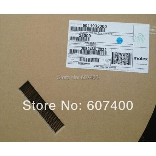 5011932000 1MM CRIMP REC TERM 28-32AWG 501193-2000 Connectors terminals housings 100% new and original parts