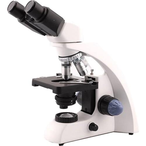 Binocular Microscope LED Lighted Biological Microscope Educational Student Science Experiment with Smartphone Clip