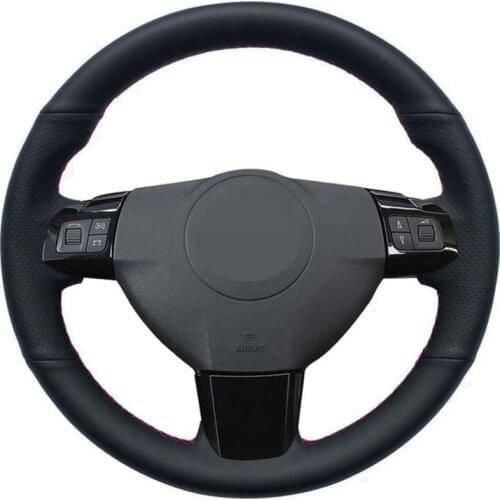 Car Steering Wheel Cover Faux Leather For Opel Astra 2004-2009 Zaflra 2005-2014 Signum 2005-2009 Vectra 2005-2009 Holden Astra