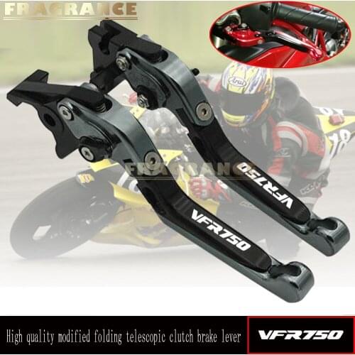 CNC Adjustable Folding Extendable Motorcycle Brake Clutch Levers For Honda VFR750 VFR 750 1991 1992 1993 1994 1995 1996 1997