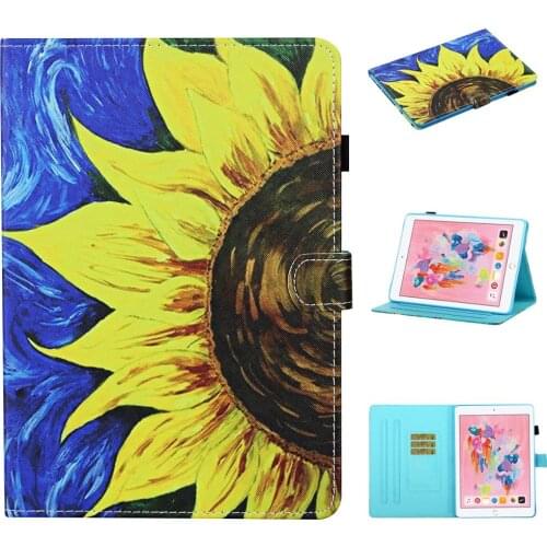For iPad 10.2 Case 7th Gen 2019 A2200 A2197 For Apple iPad Pro Air 3 10.5 Funda Leather PU Skin Flip Stand Shell Capa Card Slot