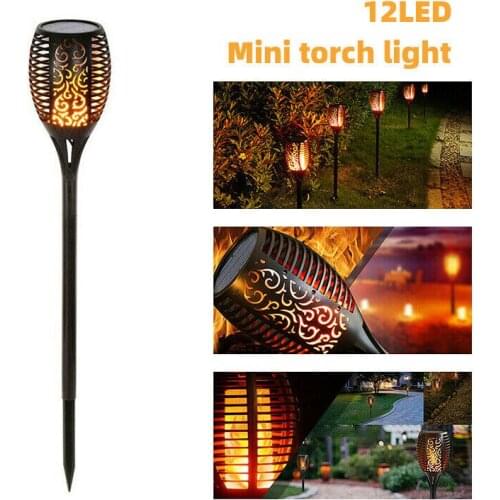 Flame Solar Torch Lights Lawn Lamp Dancing Flickering Lamp for Mpow LED Waterproof Solar Torch Light Garden Solar Lamps