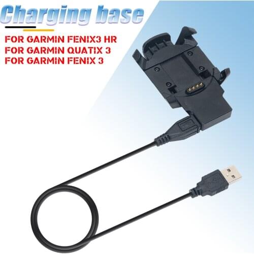 For Garmin Fenix3 Quatix 3 USB Safety Fast Charging Clip Adapter Cable For Garmin Fenix 3 HR Charger Smart Watch Accessories