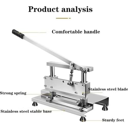 Commercial Manual Meat And Bone Cutting Machine To Cut Trotters Lamb Chops Pork bones