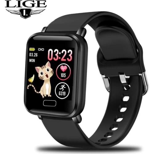 LIGE Smart Watch Men Women Heart Rate Blood Pressure Multi-Function Sport Smartwatch Information Call reminder Fitness Tracker