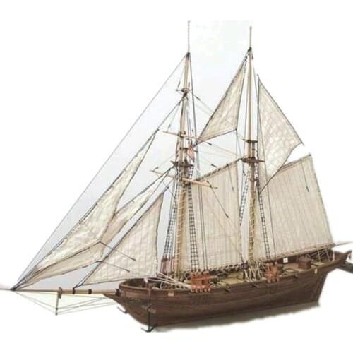 Sailboat Model DIY Ship Assembly Model Kits Home Decoration Boat Classical Handmade Paper Sailing Boats Children Toys Gift