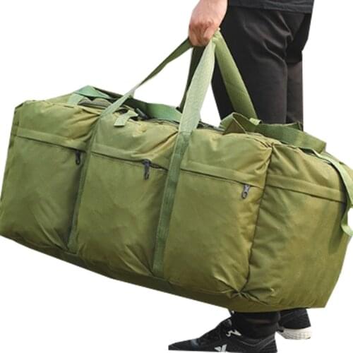 Men Large Capacity Oxford cloth 90L luggage duffle bag Weekend Big Handbag Multifunction Tote Travel Bags