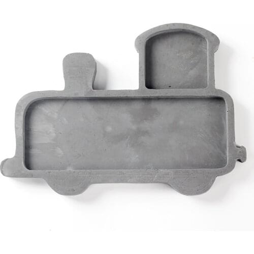 Nicole Concrete Molds Cute Car Shaped Cement Snacks Tray Mould Desktop Decorative Tool