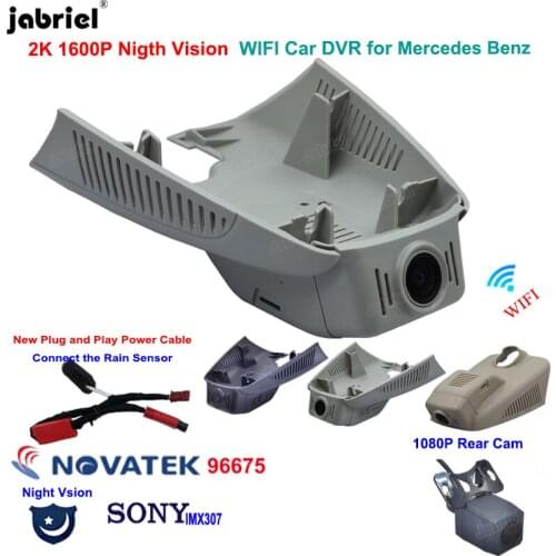 New 2K 1600P Car Dvr Dash Cam for Mercedes Benz C Class w205 s205 GLC x253 CLS w219 E Class w212 w213 C E glc 200 220d 260 300