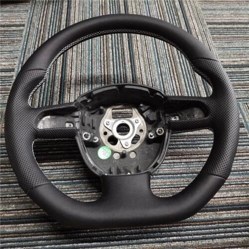 Perforated Leather Steering Wheel Custom Made High Quality Auto Parts For Audi A5 2010