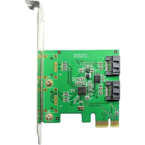 Disk Array Card PCI to Sata3 Transfer Card Desk Hard Disk Expansion Card Raid Card 2-channel High Speed