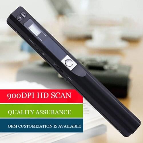 Handheld portable scanner hd home color A4 book card file photo scanner pen scan marker material escolar materiales escolares no