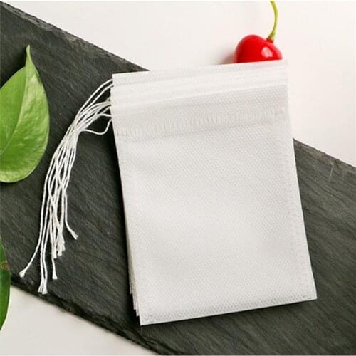 5 X 7CM Teabags Food Grade Empty Scented Tea Bags with String Heal Seal Filter Paper for Herb Loose Tea /coffee 50pcs