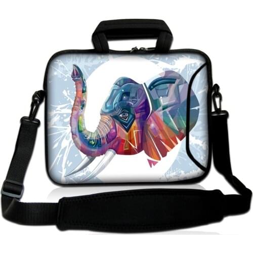 13 13.3 15 15.6 17 17.3 inch laptop shoulder bag sleeve neoprene netbook computer bags case with shoulder strap and handle