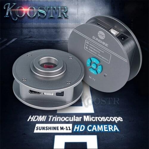 SUNSHINE M-11 4800W HDMI Trinocular Microscope HD Industrial Camera For Mobile Phone Repair Mottherboard Soldering