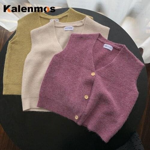 Sweater Women Spring Fall Japanese Knit V Neck Korean Long Slevee Pullovers Tops Loose Streetwear Harajuku Chic Vests Sweaters