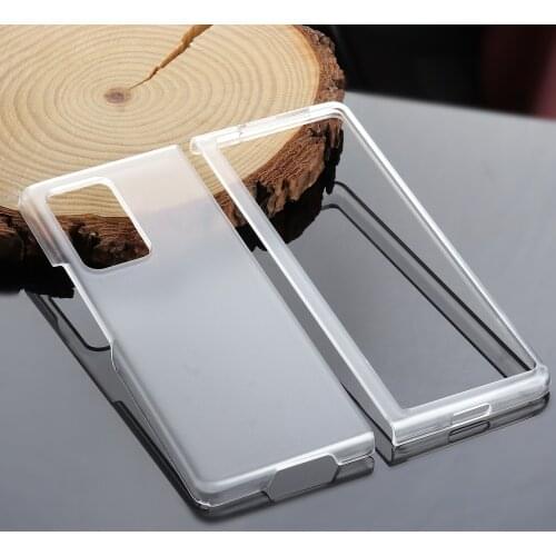 Slim PC Hard Case For Samsung Galaxy Z Fold 2 3 W21 5G Simple Matte Transparent PC Case Cover