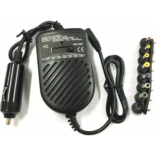 Universal DC 80W Car Auto Charger Power Supply Adapter Set For Laptop Notebook car accessories