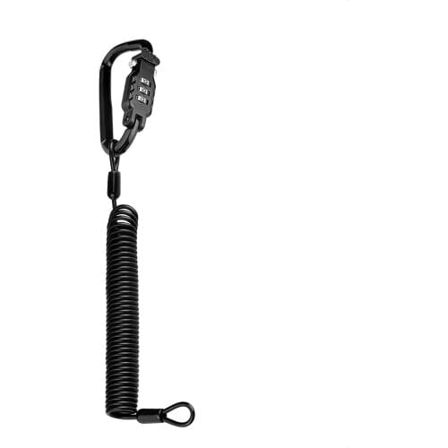 ONEVER Motorcycle Helmet Lock Combination Anti-theft Helmet Lock 3 Resettable Digits Bicycle Helmet Lock