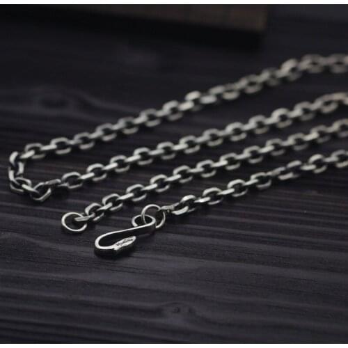 S925 Sterling Silver Takahashi Goros Handmade Eagle Fashion Rough Men And Women Classic Necklace Retro Thai Silver