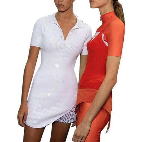 Women’s Casual Short Sleeve Skinny Dress Fashion Solid Color Button Lapel Irregular Short Dress