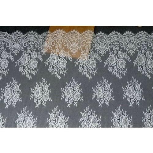 1.5 meters wide, export fine eyelash lace fabric DIY clothing light dress wedding dress accessories