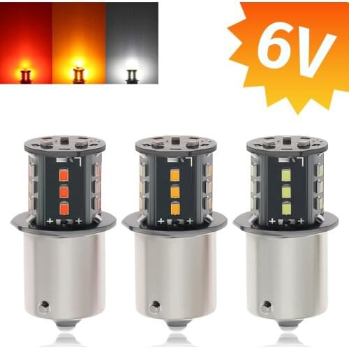 10x 18 led light BA15S 1156 BAY15D 1157 BA15D 1142 canbus P21W PY21W car Tail Bulb Brake Lights 6V 12V 24V DYL Auto Signal Lamp