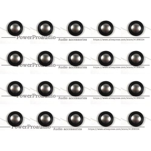 20pcs 25.9mm Tweeter Voice coil Titanium Film 8ohm Speaker Repair Parts 26 Core For B&W Speaker Copper Clad Aluminum Coil