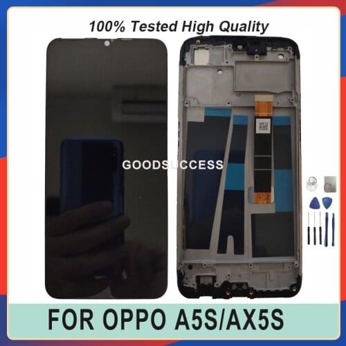 6.2'' New For OPPO A5S AX5S LCD Display Touch Screen Panel Glass Digitizer Assembly with Tools