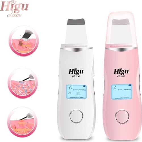 Blackhead Remove Ultrasonic Skin Scrubber Deep Facial Cleaning Machine Reduce Wrinkle SpotLifting Tightening Skins Instrument