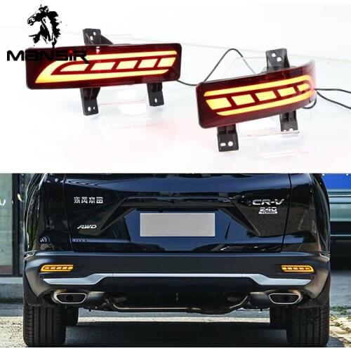 Car LED Rear Bumper Light For Honda CR-V CRV 2020 2021 Reflector Taillights Fog Lamp Reverse Brake Lights
