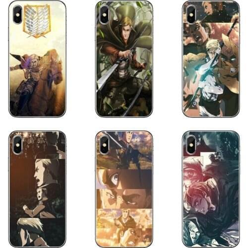 Smith Erwin Attack on Titan Accessories Phone Case For Huawei Honor 20 10i 9X 10 Lite 8S 8C 8X 7C 7X 7A 6C Pro 6 6A 6X 5C V10