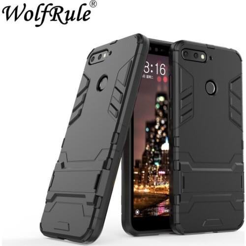 For Cover Huawei Honor 7C Case 5.7" for Huawei Honor 7C Silicone Rubber Robot Armor Phone Cover Case for Huawei Honor 7C AUM-L41