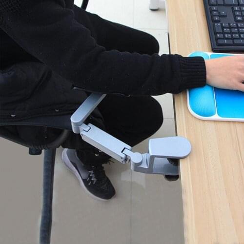 Ergonomic Computer Satisfy Metal Arm Support Adjustable Hand Drag Wrist Support Computer Mouse Pad Hand Computer Bracket Console