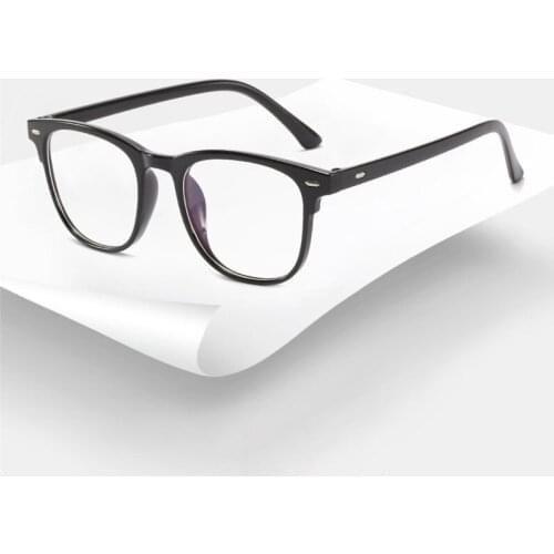Classic Square Anti Blue Light Glasses Frame Women Oculos Eyeglasses Vintage Design Clear Computer Men Spectacle Eyewear Unisex