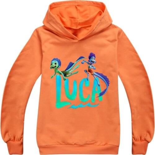 2021 Hot Luca Hoodie Children Sweatshirts Kids Boy Girl Cartoon Autumn Streetwear Coat Unisex Autumn Cotton Pullovers Jacket