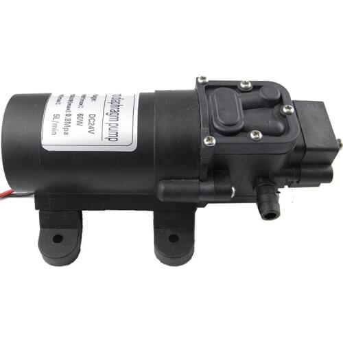 CHANCS Diaphragm Pump DC 24V 60W Lift 35m DC Booster Pump with High Pressure