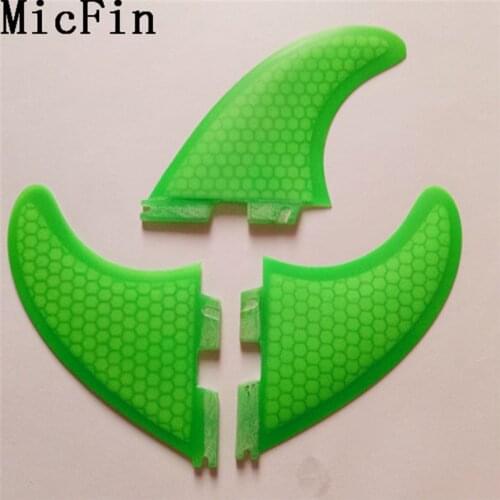 Micfin surfing fins Fcs II fins M size fiberglass honeycomb fins pranchas de surf quilhas fcs 2 surfing fin