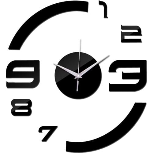 2020 real new limited time-limited fashion diy Acrylic wall clock modern luxury mirror clocks 3d crystal watches