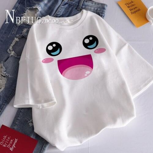 2020 New Korean Short Sleeve Women T Shirt Casual Plus Size Lazy Style Female Tee Shirts