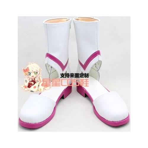 Elsword Elemental Master Aisha Revan Cosplay Shoes Boots X002