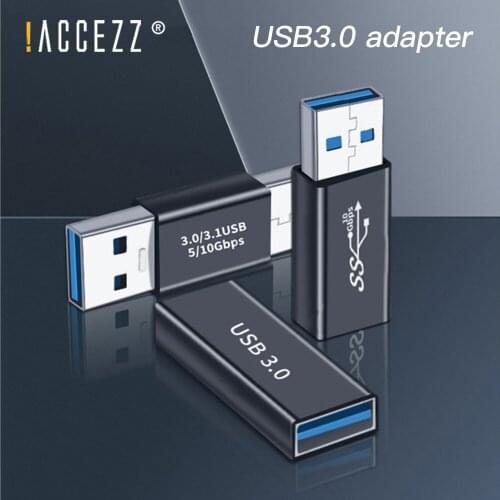 !ACCEZZ Type C to USB 3.0 OTG Adapter USB C to USB Male Female Converter Connector For Macbook Pro Air Samsung S10 S20 Xiaomi