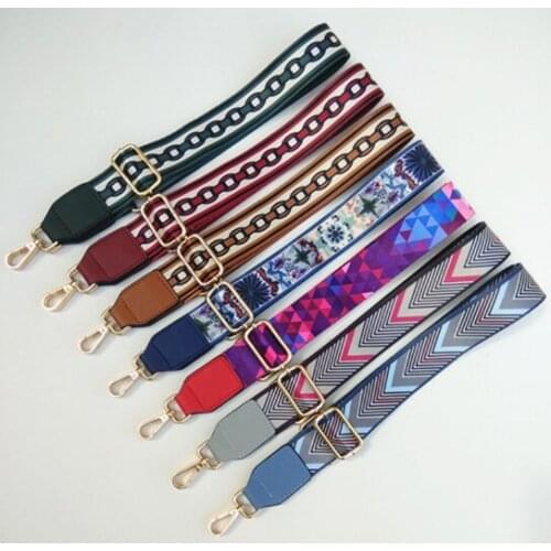 HJKL Belt Bags Strap Accessories for Women Rainbow Adjustable Shoulder Hanger Handbag Straps Decorative Handle bag strap belts