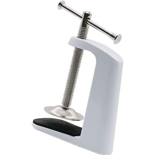 1Pc Replacement Clamp for Base Swing Arm Lamps Mounting Bracket Clamp Silver, Fits Clamp or Desk-Base Lamps