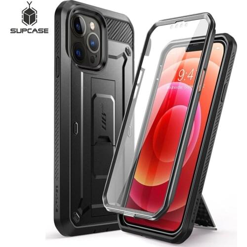 SUPCASE For iPhone 13 Pro Max Case 6.7" (2021) UB Pro Full-Body Rugged Holster Cover with Built-in Screen Protector & Kickstand